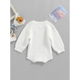 thumbnail image 4 of Wassery Baby Girl Boy Knitting Ribbed Romper Sweater Infant Cotton Long Sleeve Winter Outfit Newborn Spring Autumn One Piece Jumpsuit 6M 9M 12M 18M, 4 of 7