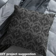 thumbnail image 2 of jejeloiu Black Baroque Fabric (2 Yard),Damask Bow Sewing Fabric For Girls Kids, 2 of 6