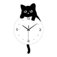 thumbnail image 2 of Reloj de Pared Gato Creativo con Cola Que Se Mueve en Acrílico Y Mecanismo Silencioso Fácil Lectura Diseño Moderno para Decoración Dormitorio Oficina S, 2 of 8