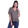 thumbnail image 2 of Moomaya Blouse d'Été Boho à Manches Courtes en Rayonne Imprimée pour Femmes, 2 of 5