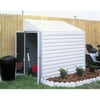Arrow Shed YS410 Yardsaver Pent Roof Steel Lean To Shed, Eggshell, 4 x 10 ft.