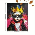 thumbnail image 3 of Cool Kid King Canvas Painting，Suitable for Living Room， Bedroom， Office， Hallway and Dinning Room Decoration., 3 of 8