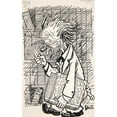 thumbnail image 2 of Robert Storm Petersen 16x24 Black Ornate Framed Double Matted Museum Art Print Titled: Leaf for 'Fly' II (1944 - 1945), 2 of 5