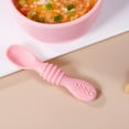 thumbnail image 6 of ACDANC 1Set Baby Spoon Food Grade Non-Deformable Silicone Toddler Feeding Training Spoon Utensils for Kids Spoons, 6 of 7