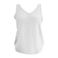 thumbnail image 4 of SNKSDGM Female Summer Tank Tops for Women 2025 Vacation Womens Ribbed Tank Top Long Women's Summer Jacquard Knit Vest V Neck Sleeveless Top Sexy Hollow Out Loose fit Tank S, 4 of 5