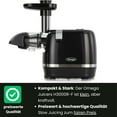 thumbnail image 2 of Extractor de masticación lenta Juicer Omega H3000R, 150 W, color negro, 2 of 5