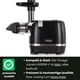 thumbnail image 2 of Extractor de masticación lenta Juicer Omega H3000R, 150 W, color negro, 2 of 5