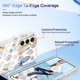 thumbnail image 4 of Luxury Case for Samsung Galaxy S23 Plus/S23+ IMD Pattern Slim Thin Full Body Protection Durable Shockproof Soft Case Support Wireless Charging,Butterfly, 4 of 7