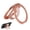 Rose Gold, variant on Magnetic Phone Ring Holder Kickstand for iPhone 15/14/13/12 Series & Android Devices, 360° Rotation, Anti-Slip Silicone Grip, Gunmetal