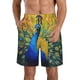 thumbnail image 1 of Fotbe Peacocks Trajes de Baño Estampados para Hombre, Shorts de Verano de Secado Rápido, Ropa de Playa, Bañadores-Large, 1 of 6
