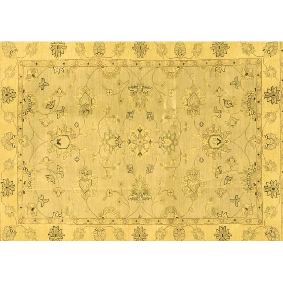 Ahgly Company Indoor Rectangle Oriental Brown Traditional Area Rugs, 2' x 3'