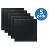 Nexus (5 Cartons-100 Tiles) Black 12" x 12" Self-Adhesive Vinyl Floor Tile-100 sq. ft.