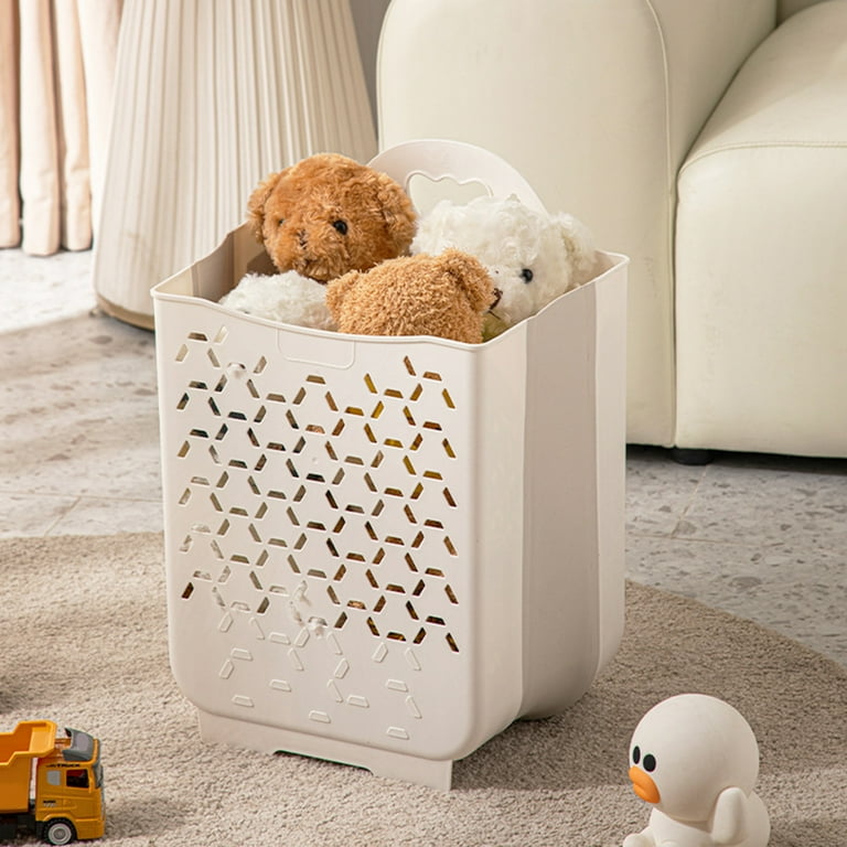 Warkul Laundry Hamper, Wall Mounted Folding Clothes Washing Bin Laundry  Basket, Space Saving for Organizing Home, Clothes, Towels And Toy, Room 