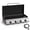 Silver griddle, variant on FLARO 30" 4-Burner Propane Griddle, 60000BTU Flat Top Gas Grill with Lid, Outdoor Bbq Camping Griddle, Black