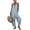 Sky Blue #1, variant on WULMLEO Women's Striped Loose Fit Square Neck Rompers Sleeveless Minimalist Wide Leg Jumpsuit with Pockets Summer Casual Overall Dressy 2026 Overalls Red L