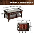 thumbnail image 2 of 42” Foosball Coffee Table, Soccer, Accessories Included by Barrington Billiards, 2 of 9