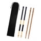 thumbnail image 4 of Drum Sticks Set, 5A Drum Sticks Maple Drumsticks (1 Par) Y 1 Par De Varillas Cepillos De Tambor Con Bolsa De Almacenamiento Para , Folk, 4 of 9