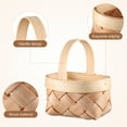 Homemaxs 12pcs Small Woven Baskets Wooden Candy Containers Mini Gift ...