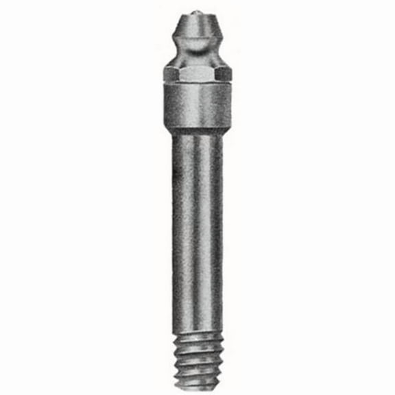 Hydraulic Fitting, Straight, 1-5/8 in L, Male/Male, 1/4 in (SAE)