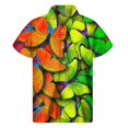thumbnail image 5 of Camisa con solapa de mariposa colorida para hombre, camisas hawaianas con estampado 3D de insectos, blusas de manga corta estilo Harajuku, blusa con botones a la moda, 5 of 5