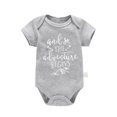 thumbnail image 4 of Baby Outfits Girl Cute Pattern Print Short Sleeve Bodysuit Baby Tees for 3-6 Months, 4 of 4