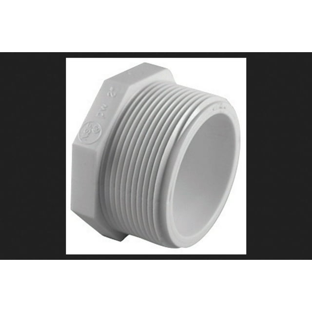 Tapón de rosca macho Charlotte Pipe de PVC Schedule 40 de 3 pulgadas