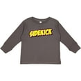 thumbnail image 3 of Inktastic Sidekick for Fathers Day Boys or Girls Long Sleeve Toddler T-Shirt, 3 of 5