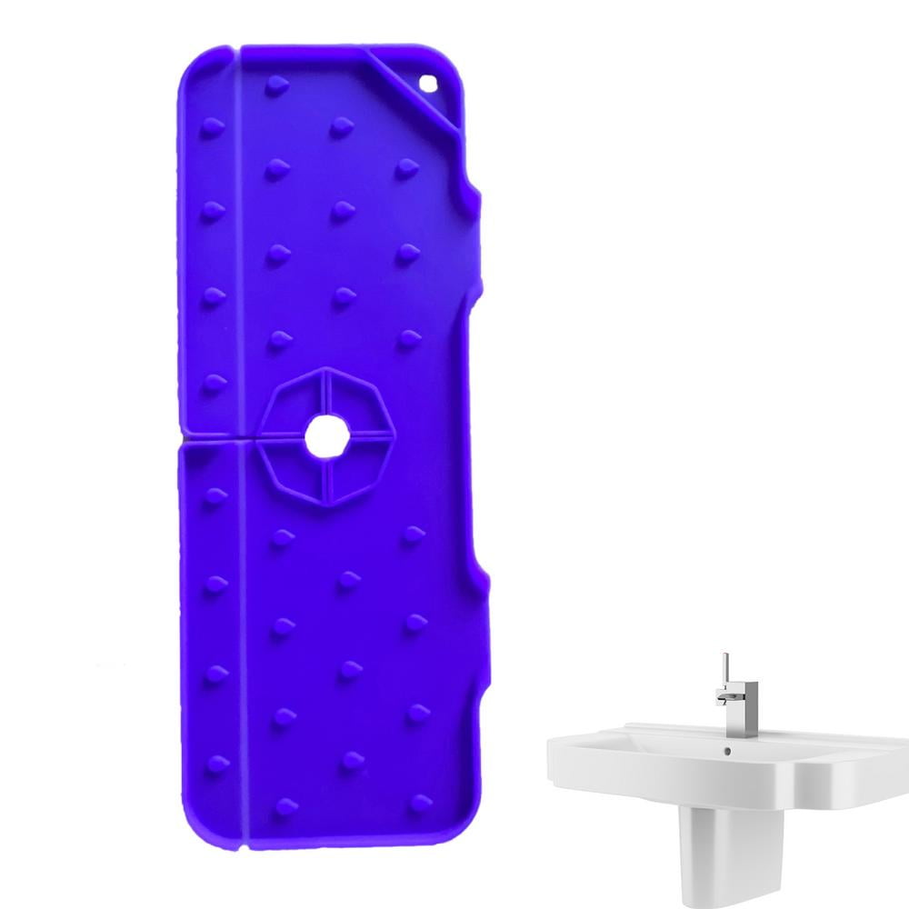 Fovolat aucet Sink Splash Guard Sink Splash Guard Handle Drip Tray