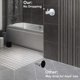 thumbnail image 3 of Ganchos de baño 2 piezas Ganchos de baño de acero inoxidable Ganchos de pared Ganchos para toallas Toallero montado en la pared Impermeable y resistente al óxido para cocina, sala de estar y oficina, 3 of 5