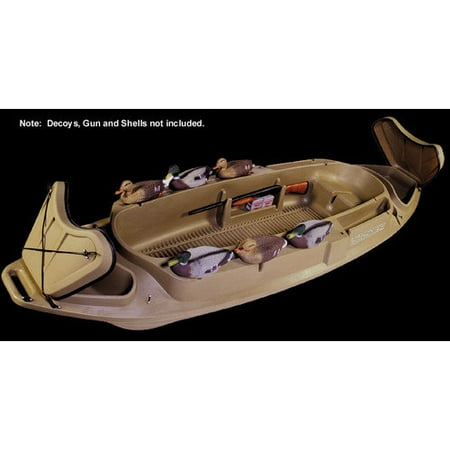 400083 Beavertail 1200 Stealth Series Marsh Brown Bird / Duck Hunting Boat