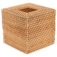 thumbnail image 4 of GOOHOCHY Cubierta de caja de pañuelos de ratán, soporte para pañuelos tejido de ratán cuadrado, 4 of 7