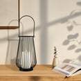 Mainstays 12" Black Metal Wire Candle Holder Lantern, Large