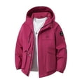 thumbnail image 1 of Chaquetas y abrigos casuales con capucha de manga larga para mujer, camisetas lisas, blusas de manga larga, blusas casuales, chaquetas cortavientos, chaquetas con capucha, conjuntos para senderismo al, 1 of 2
