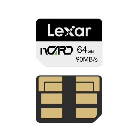 Lexar Carte Micro TF 64G/128G/256G 90MB/S Compatible avec HUAWEI Mate20/30/P30PRO Mini Portable