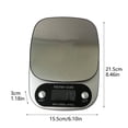 thumbnail image 3 of BotaniNest Precision Digital Kitchen Scale For Baking And Cooking With High Accuracy Gram Measurements, 3 of 6
