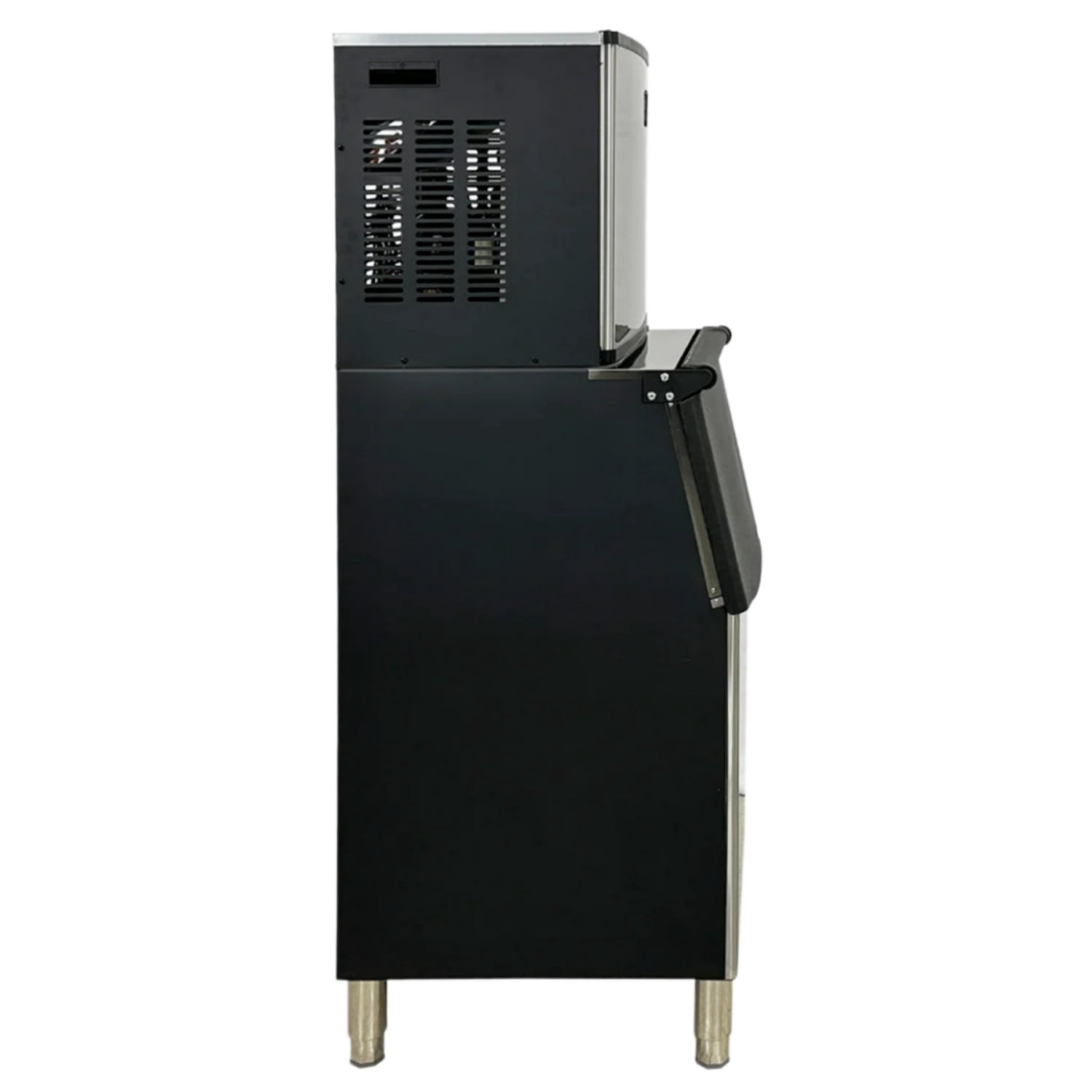 Commercial Ice Maker  350Lbs/24H, ETL, 200Lbs Storage, Ice Ready in 8-15 min, Stainless Steel Ice Maker for Bar/Cafe/Restaurant/Business