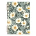 thumbnail image 7 of FORMRS 1-Subject Spiral Notebook 8" x 5" College Ruled 60 Refillable Sheet A5 Hard Cover, Sage Green Flower Pattern, 7 of 7