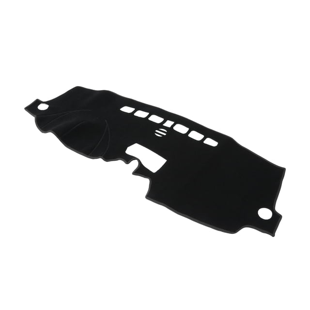 Cubierta del tablero Unique Bargains para Audi A1 2008-2017, alfombrilla de cubierta del tablero de consola central, poliéster antideslizante negro, 1 Pcs