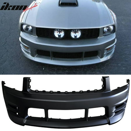 - Fits 05-09 Ford Mustang V6 Racer Style Front Bumper Cover Conversion Kit - PP