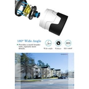 CHORTAU【2020 New Version】Outdoor Wireless Security Camera, Waterproof WiFi IP Camera With FHD 1080P, 180° Wide Angle