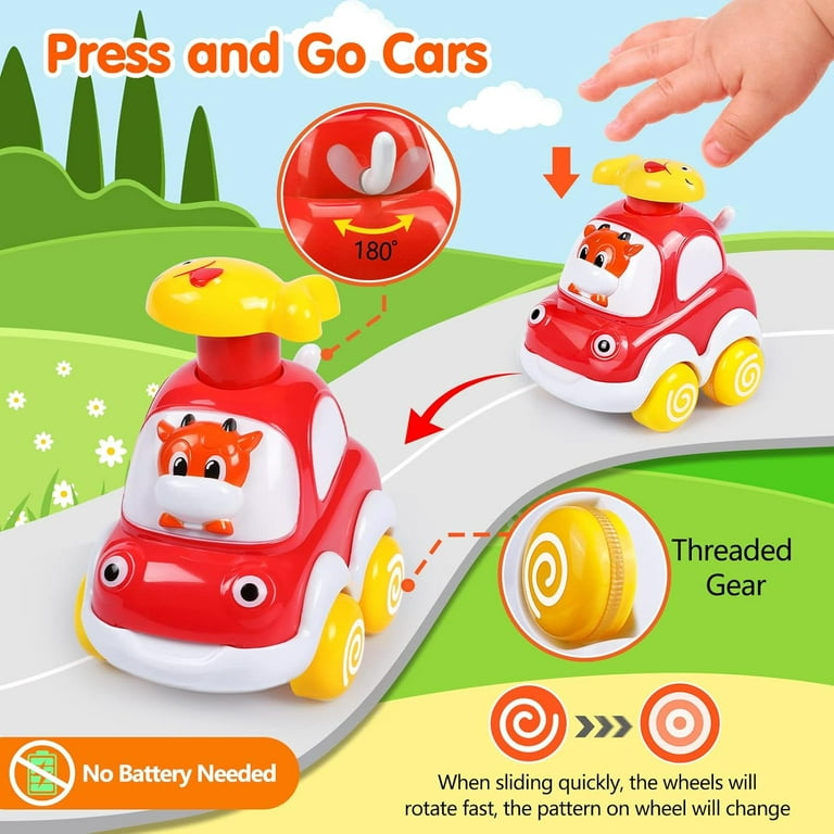Baby Toy Car Pull Back Car Toys Press And Go Car Educational Toys