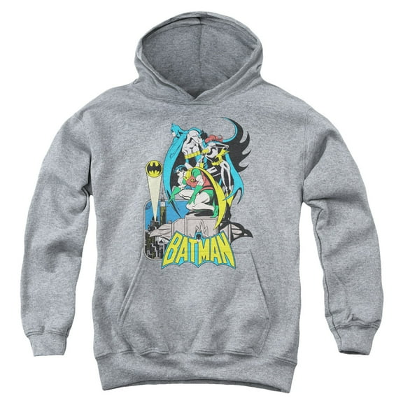 Dc - Heroic Trio - Youth Hooded Sweatshirt - Small