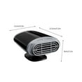 thumbnail image 2 of YZEGDCH Portable Space Heaters for Indoor Use Clearance,Universal 12V Winter Car Heater,Rotatable Defogging Heater,Fast Safety Energy Efficient Heater,Ideal for Home Dorm Office Kitchen, 2 of 5