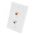thumbnail image 1 of Panel De Pared RCA Panel De Placa De Pared Con 2 Interfaces RCA, Placa De Pared, Multifuncional Para Edificio De Oficinas, Hotel, Hogar, Cafetería, Decoración Del Hogar, Cocina, 1 of 7