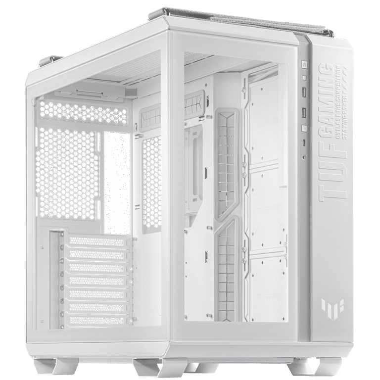 Asus TUF Gaming GT502 ATX Mid-Tower Computer Case, White (GT502WHTTG)