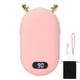 thumbnail image 1 of Calentadores de manos portátiles recargables por USB de 6000 mAh, color rosa, con dos configuraciones de temperatura y banco de energía, 1 of 8