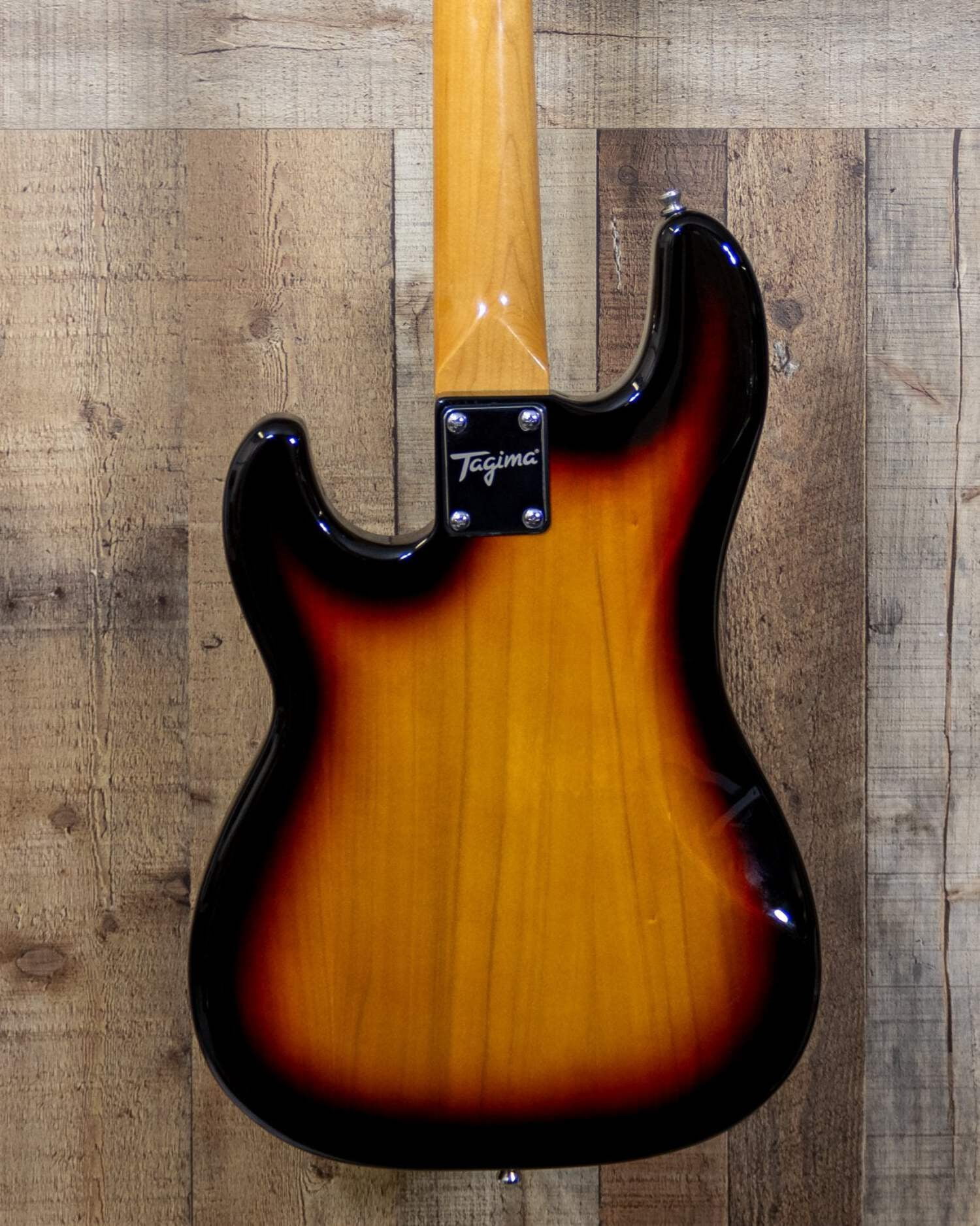 Tagima TW 66-SB-LF/WH Electric Bass Guitar - Sunburst