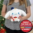 thumbnail image 5 of Hello Kitty and Friends 8" Cinnamoroll Snowman Plush - Limited Edition Officially Licensed Sanrio - Soft Stuffed Animal Toy Figure - Easter Basket Stuffer Gift for Kids, Girls, Boys, 5 of 5