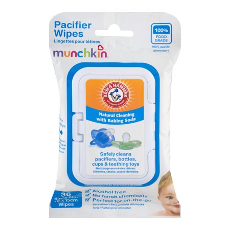 Munchkin Arm ' Hammer Baking Soda Pacifier Wipes, 36 ct