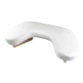 thumbnail image 4 of Almohada de apoyo para manos portátil, accesorio profesional con superficie de PU y base de madera. Blanco, 4 of 9